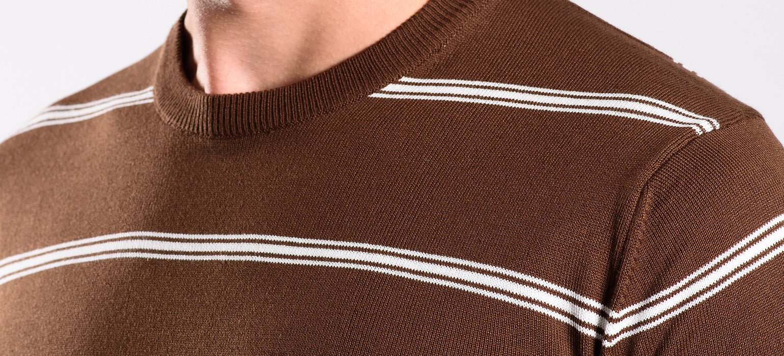Brown cotton sweater