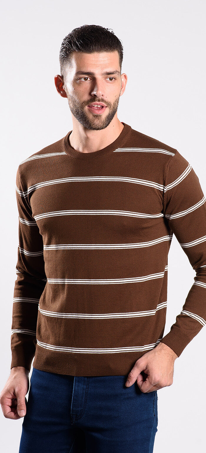 Brown cotton sweater
