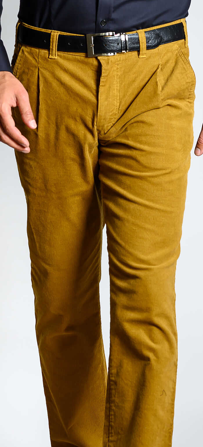 Mustard corduroy pants