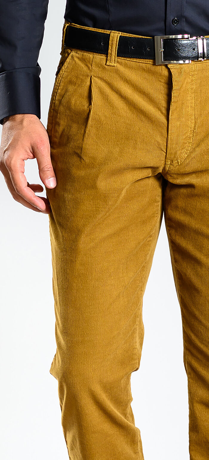 Mustard corduroy pants