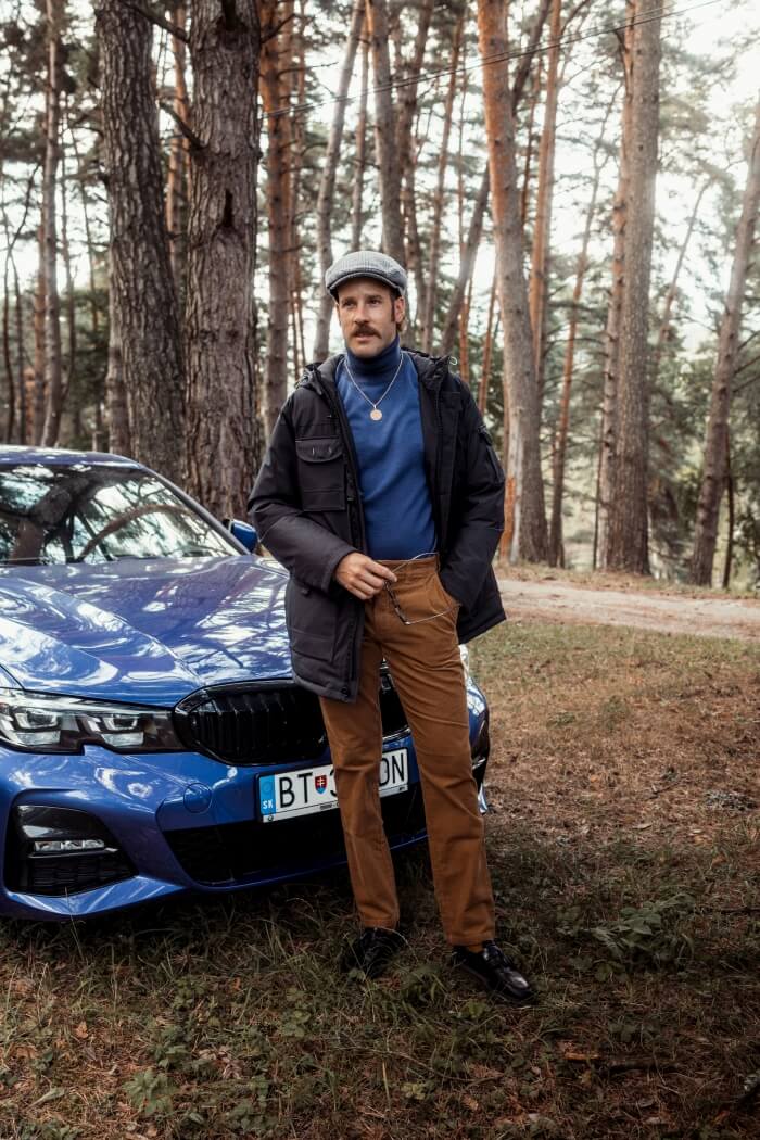 Mustard corduroy pants