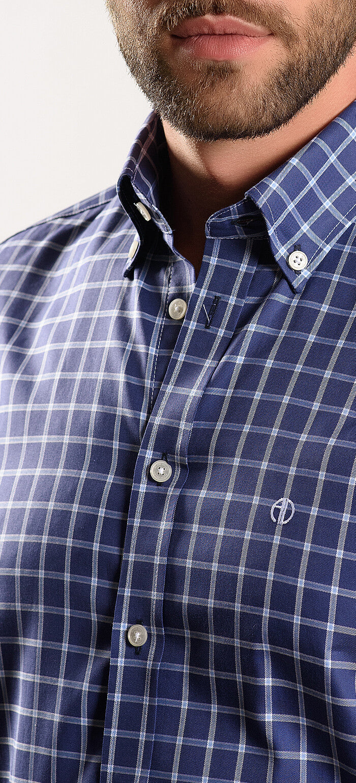 Checked Extra Slim Fit Short Sleeve Shirt
