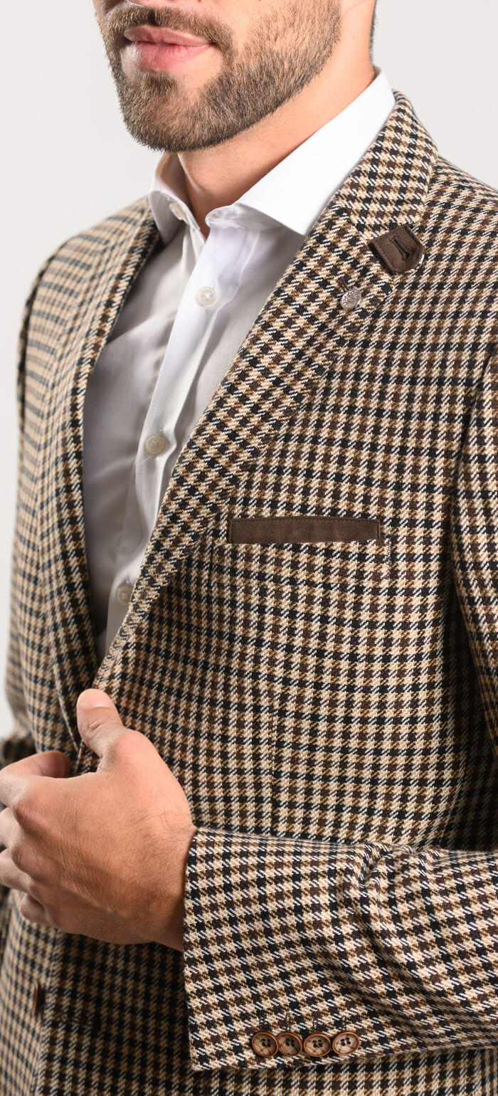 Checked autumn jacket