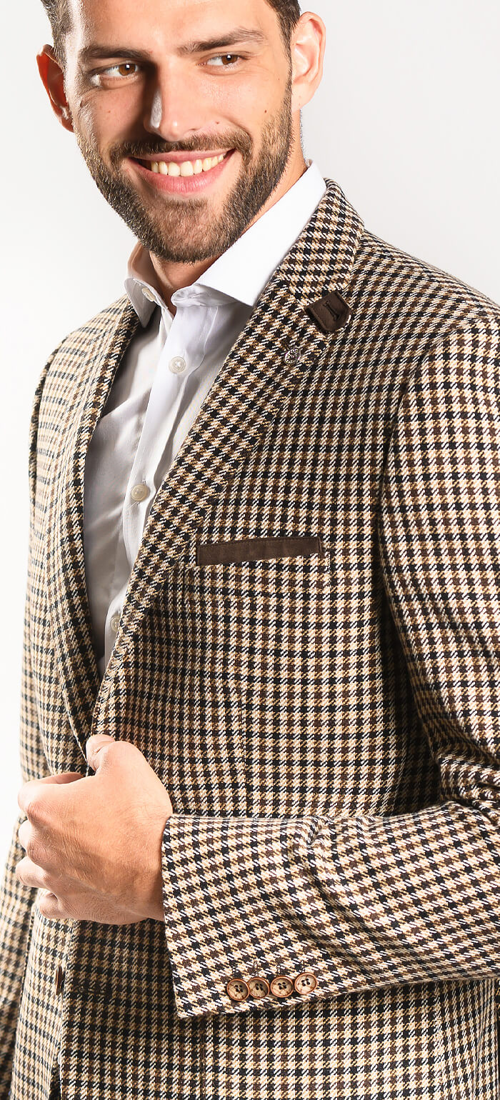 Checked autumn jacket