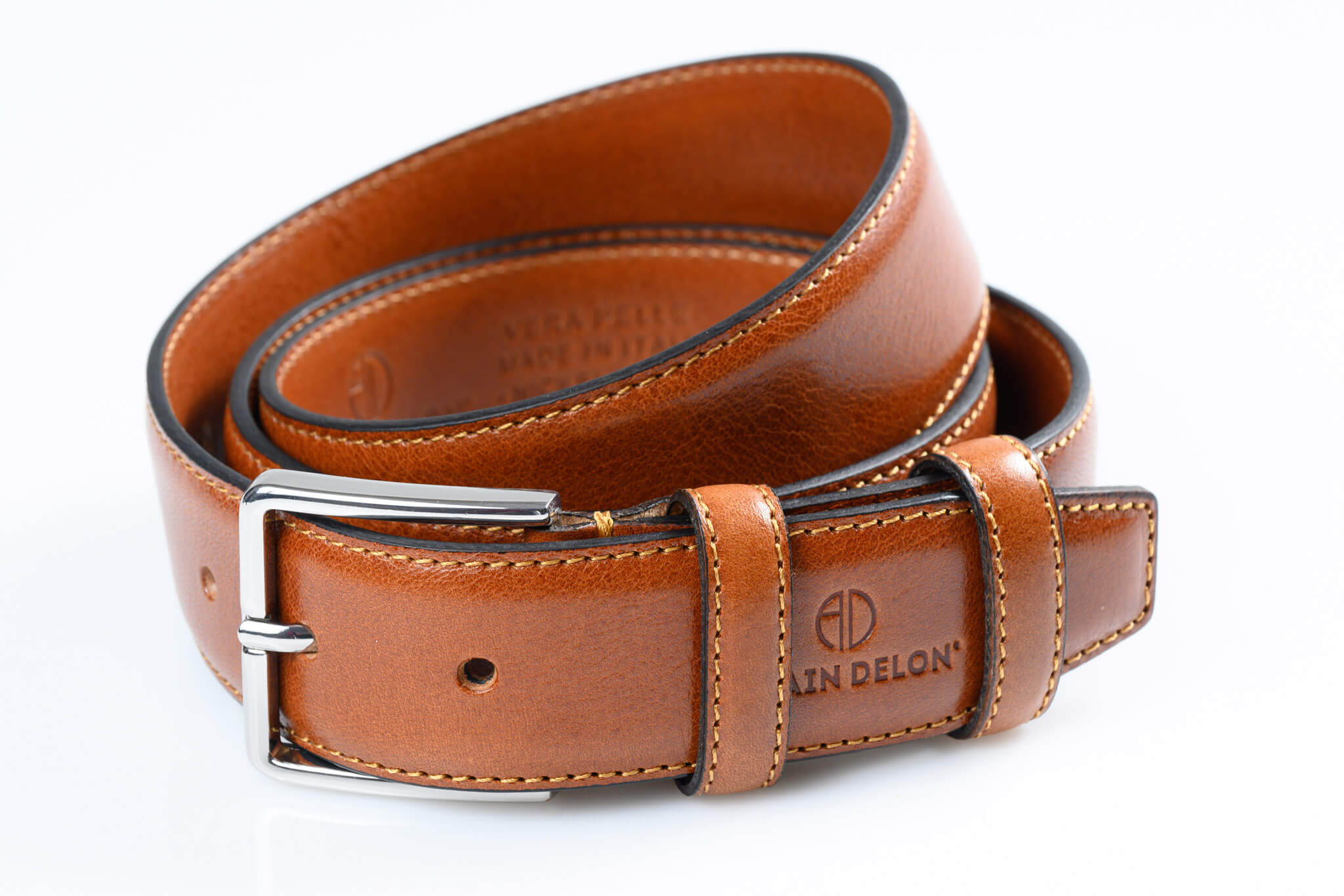 Leather belt