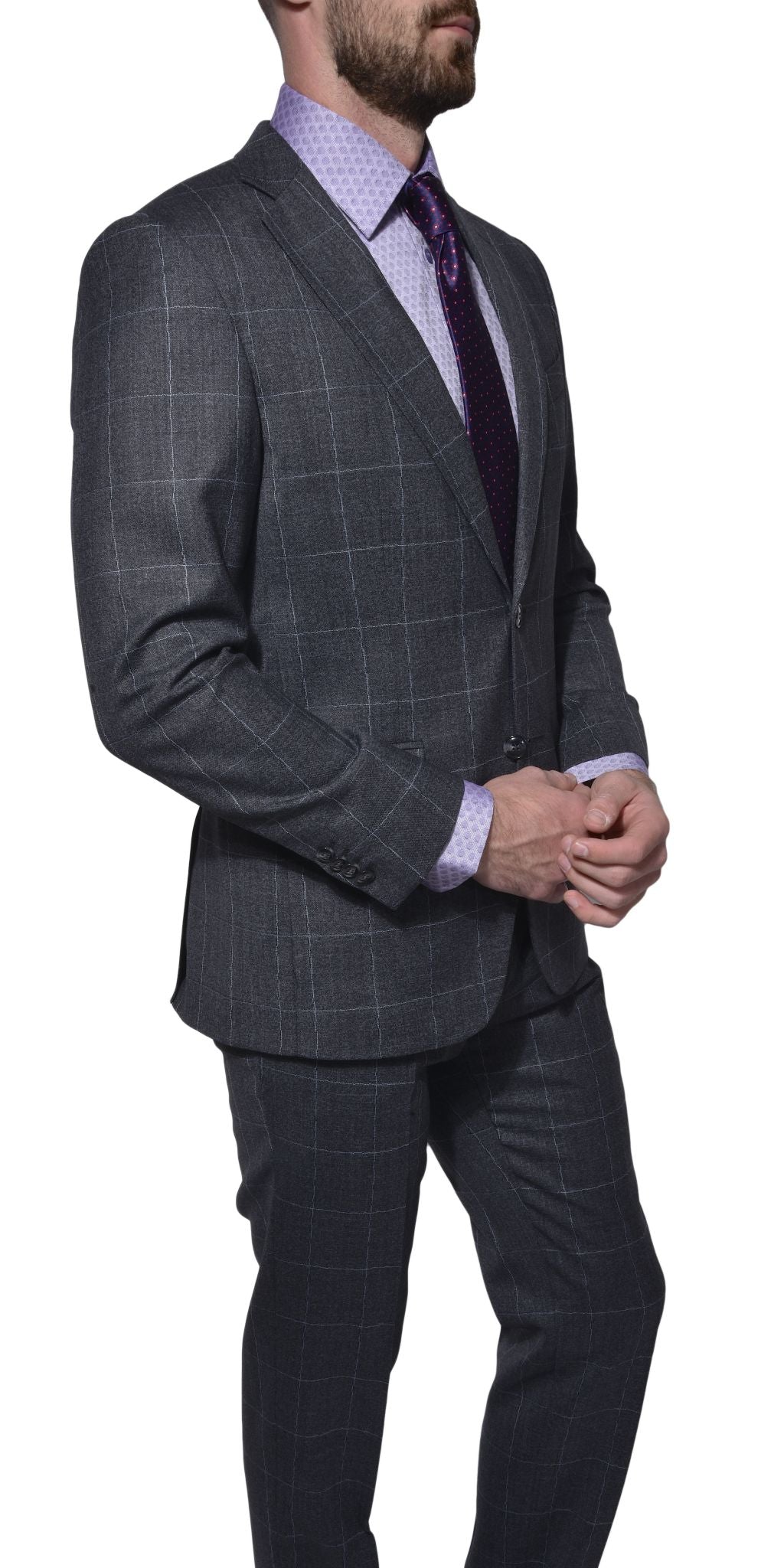 LIMITED EDITION grey wool suit