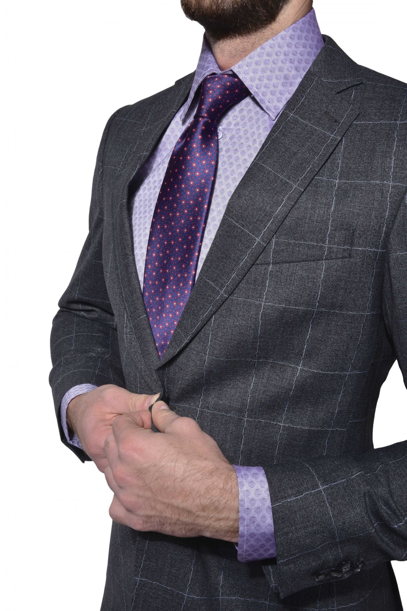 LIMITED EDITION grey wool suit