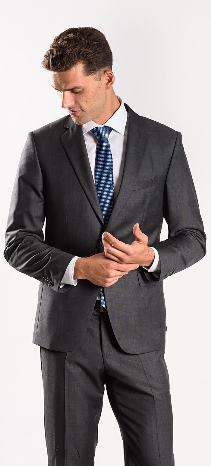 LIMITED EDITION Grey wool suit