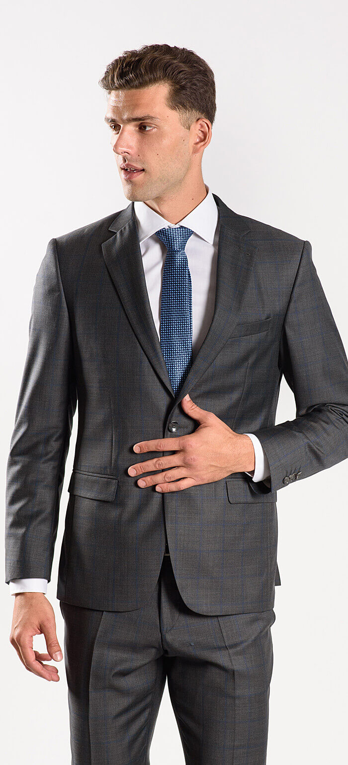 LIMITED EDITION Grey wool suit