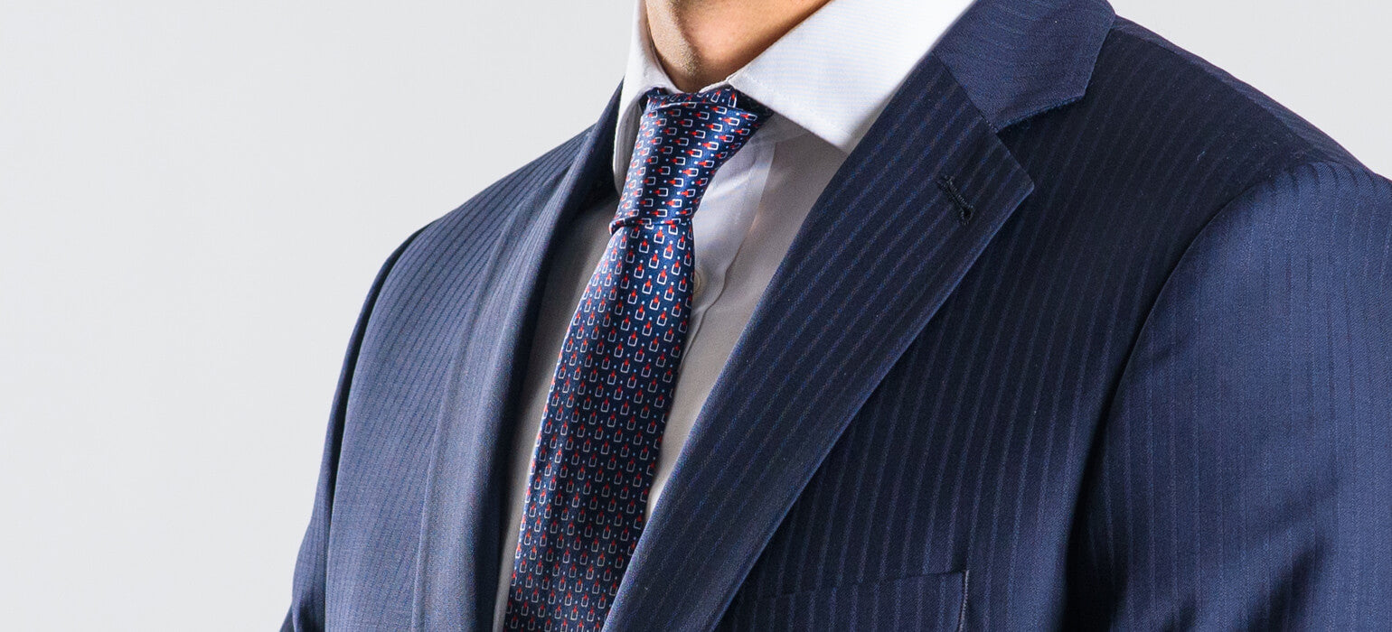 LIMITED EDITION Navy blue wool suit