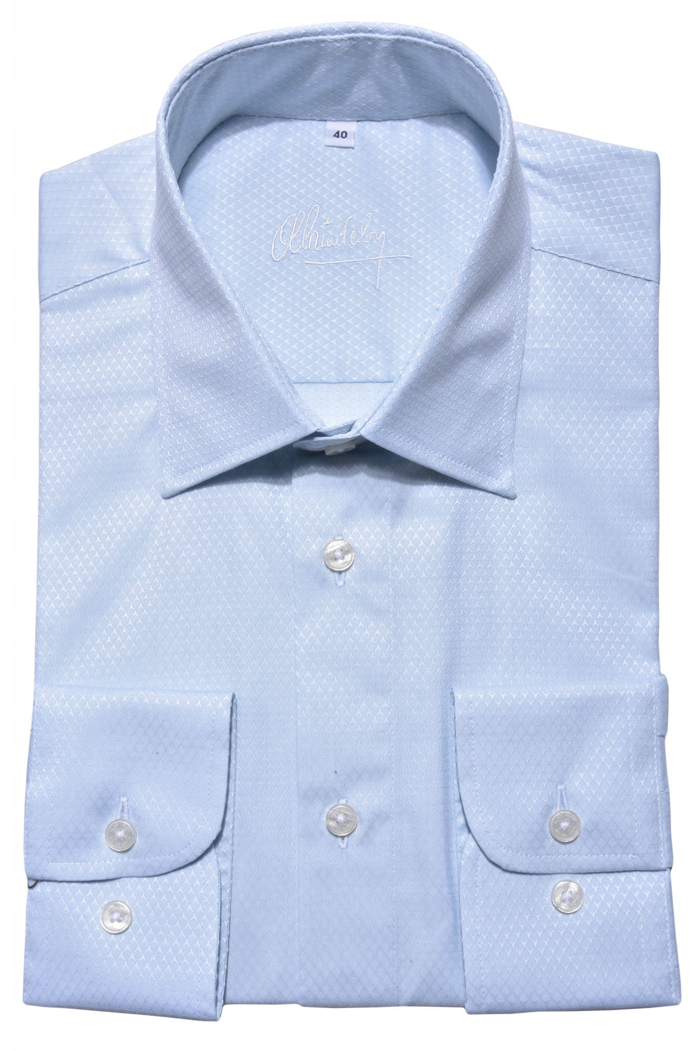 LIMITED EDITION greenish slim fit dress shirt