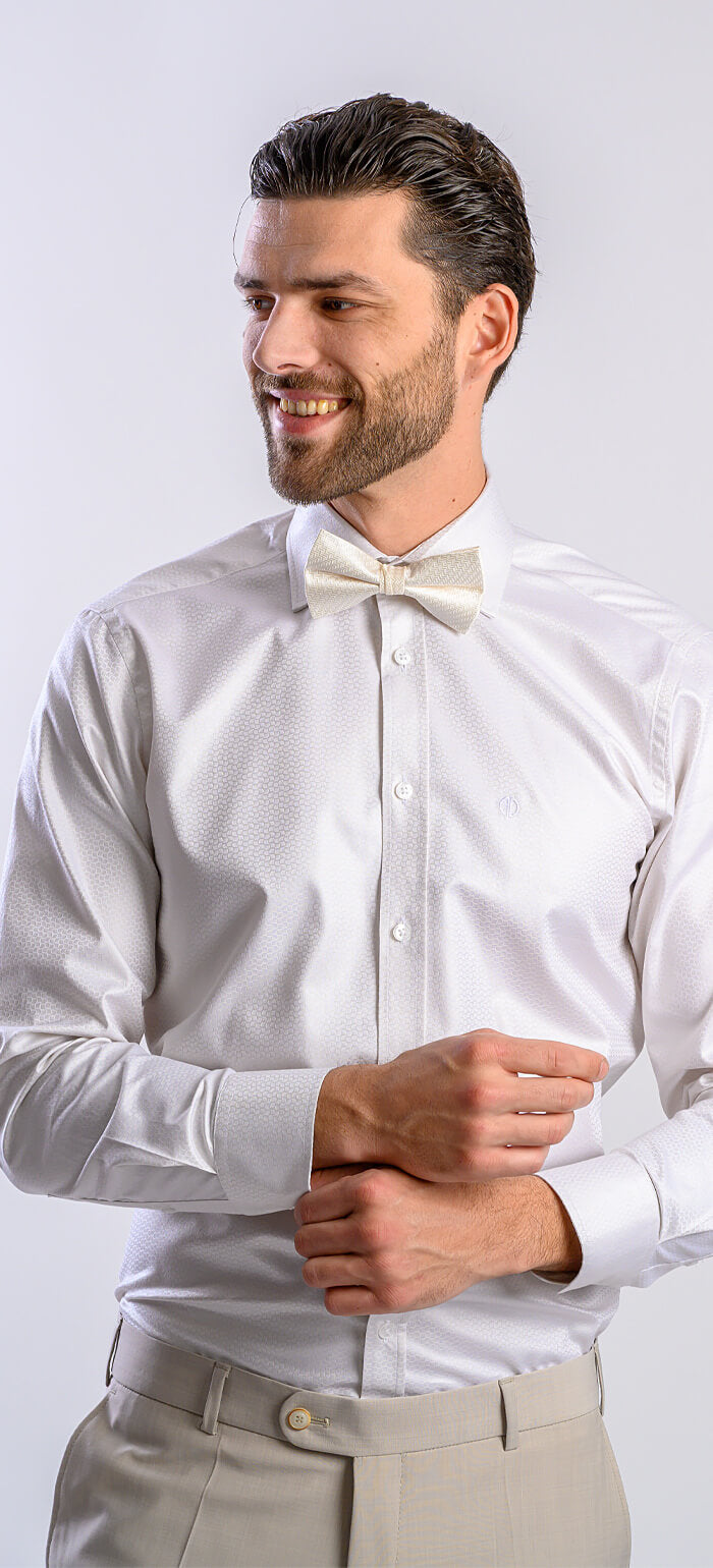 Butter Classic Fit Shirt with Soft Wave Pattern