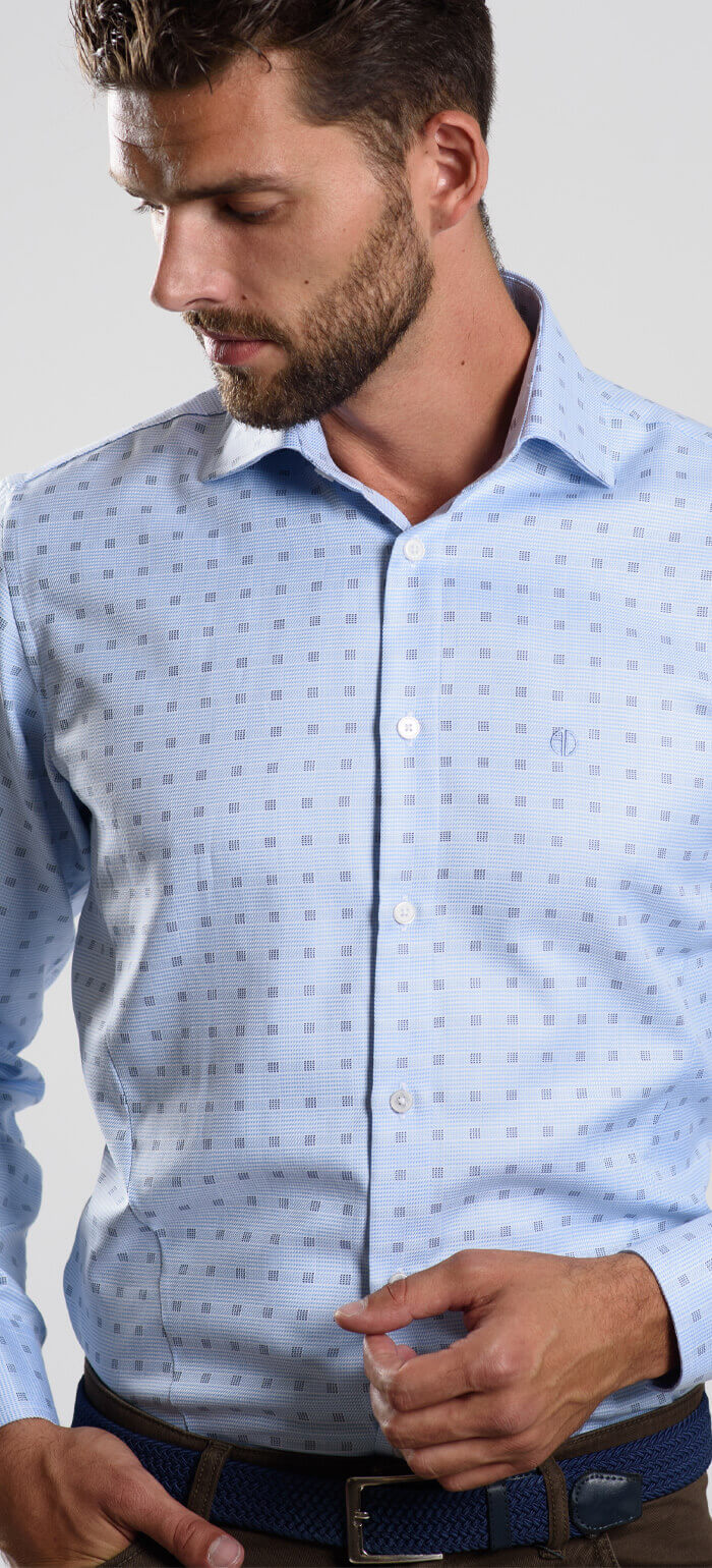 Blue Classic Fit Shirt