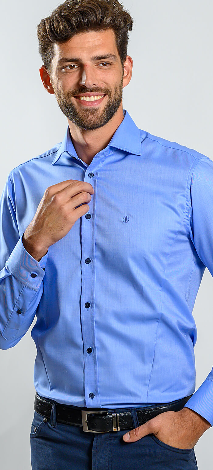 Blue Extra Slim Fit Shirt