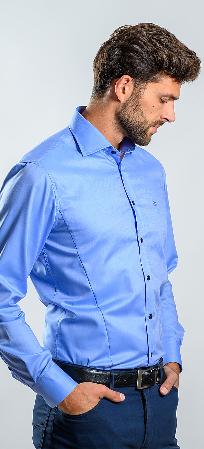 Blue Extra Slim Fit Shirt