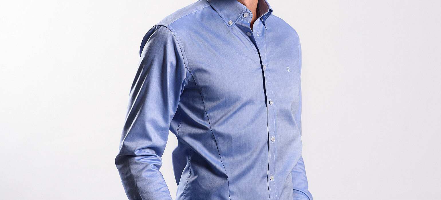 Blue Slim Fit Shirt
