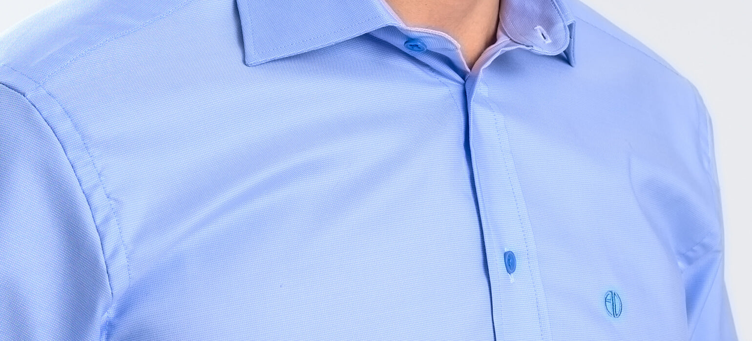 Blue Slim Fit Shirt