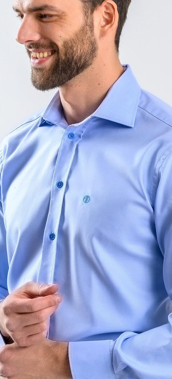 Blue Slim Fit Shirt