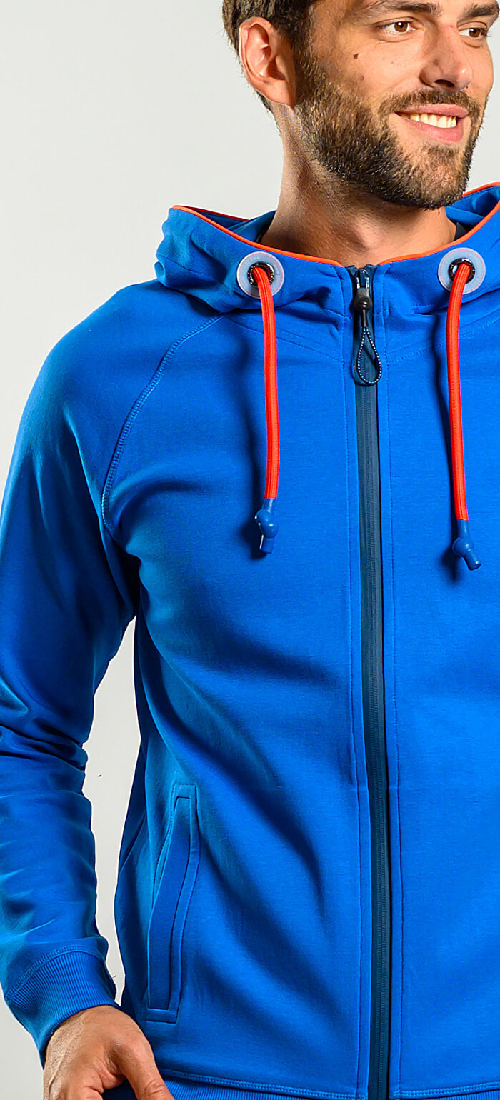 Blue sports sweatshirt