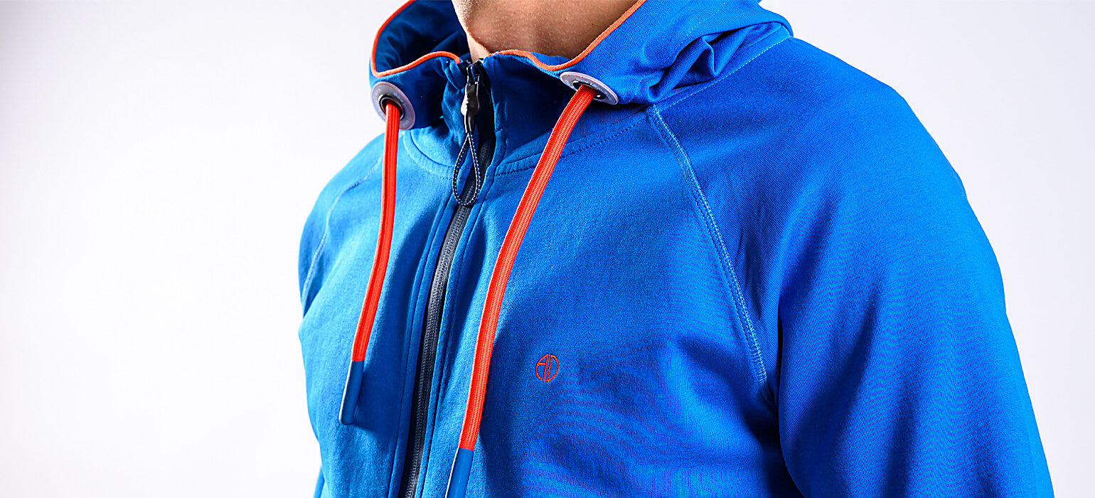 Blue sports sweatshirt