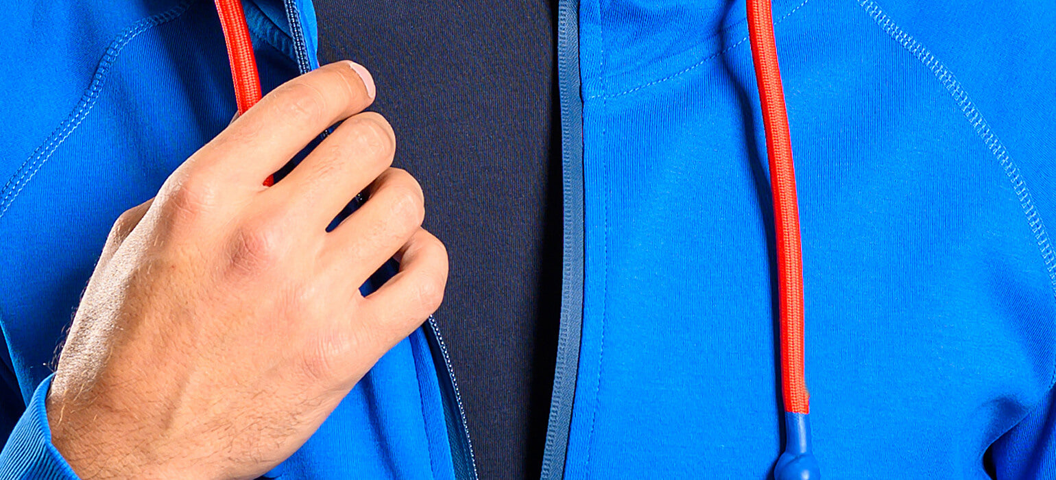 Blue sports sweatshirt