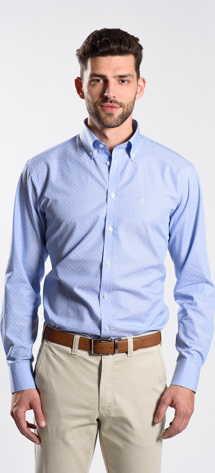 Blue Casual Extra Slim Fit Shirt