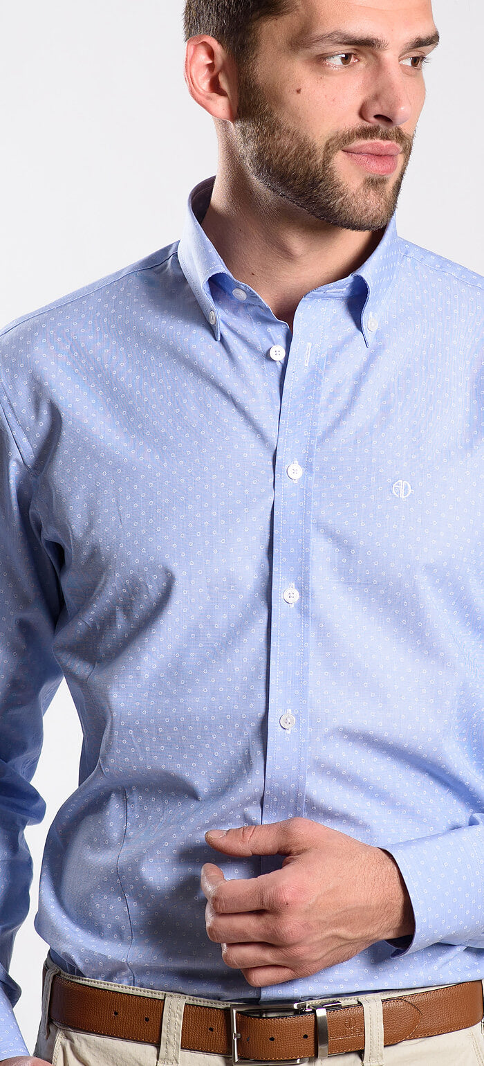 Blue Casual Extra Slim Fit Shirt