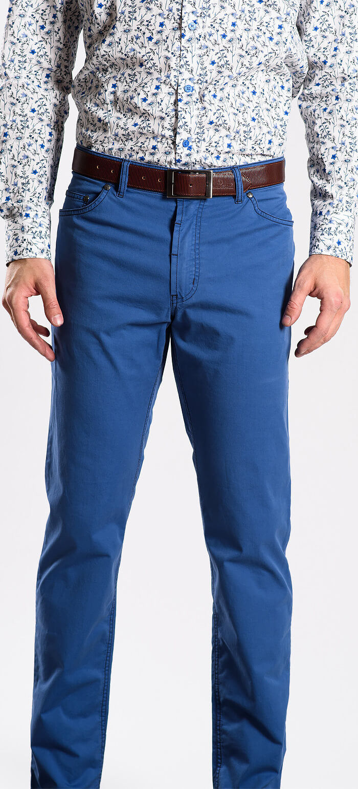 Blue spring pants