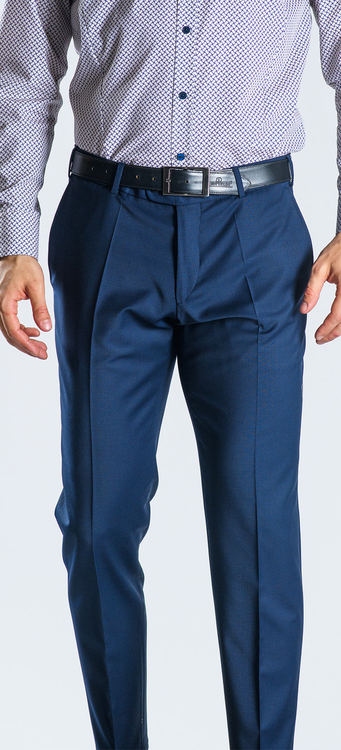 Blue suit pants