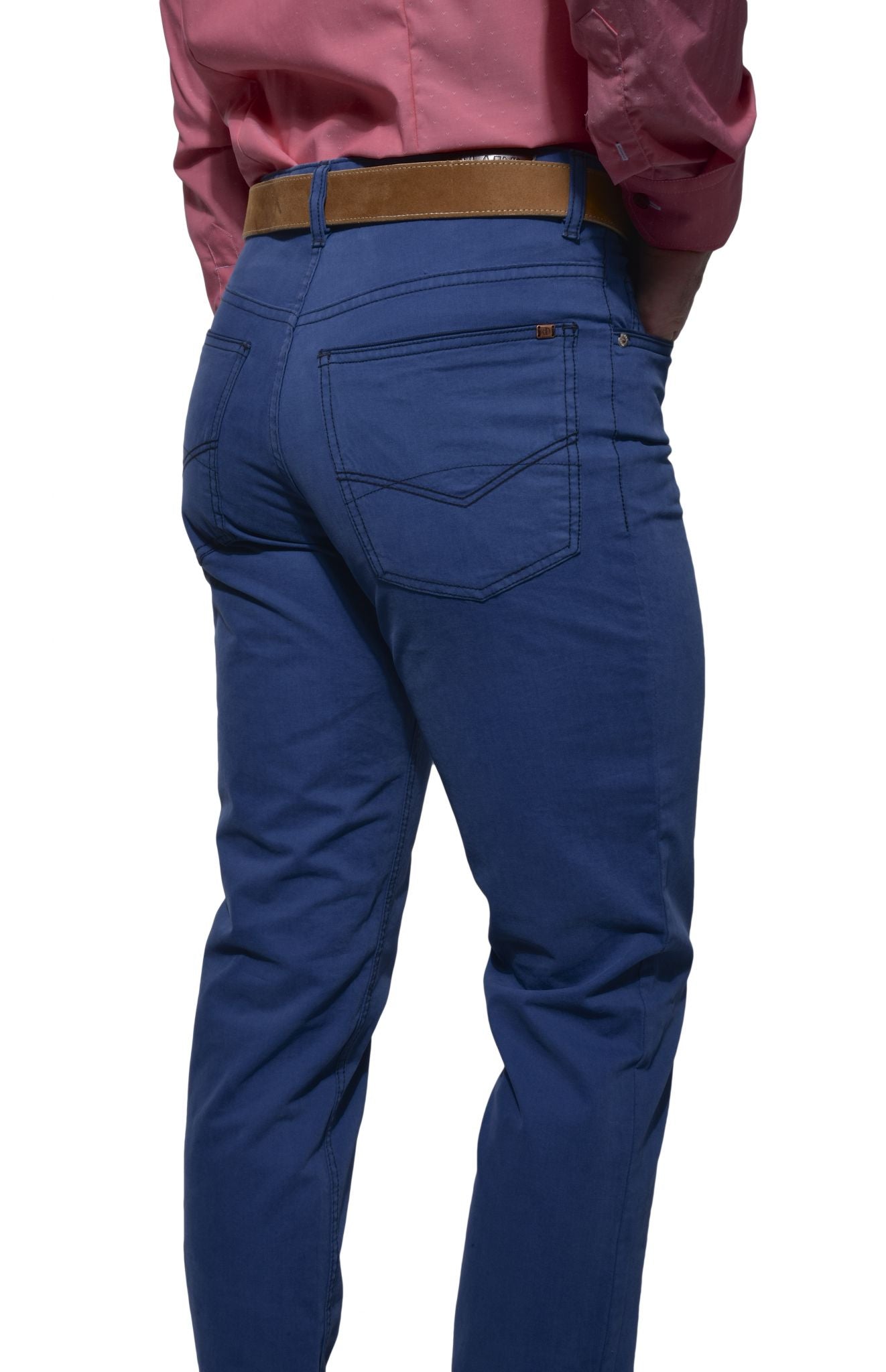 Blue casual pants