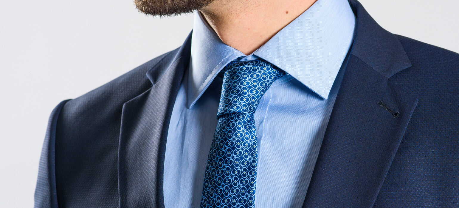 Blue Slim Fit Suit XL