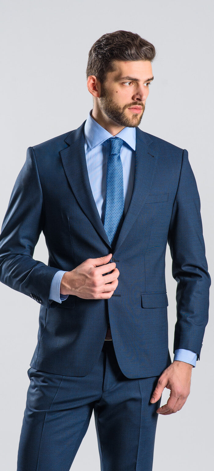 Blue Slim Fit Suit - XL