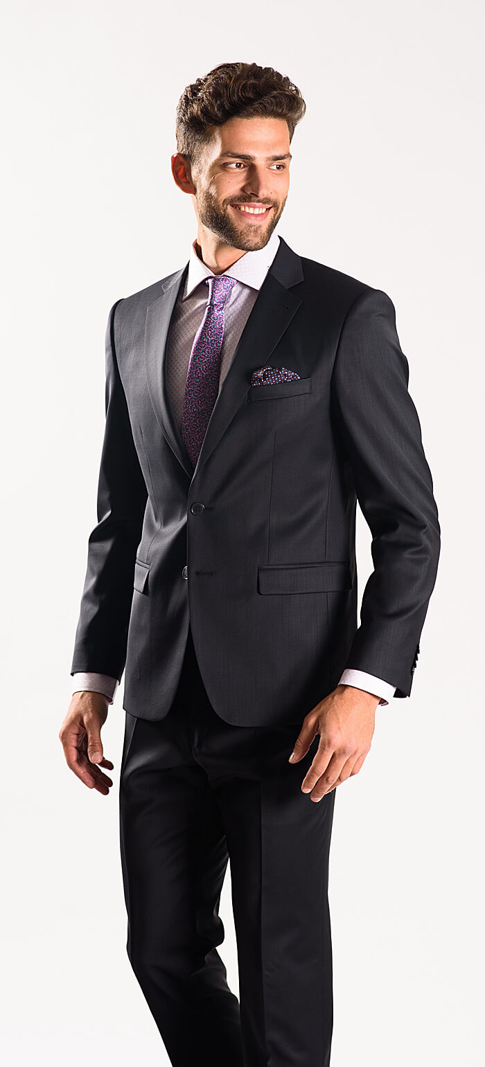 Steel Slim Fit Suit