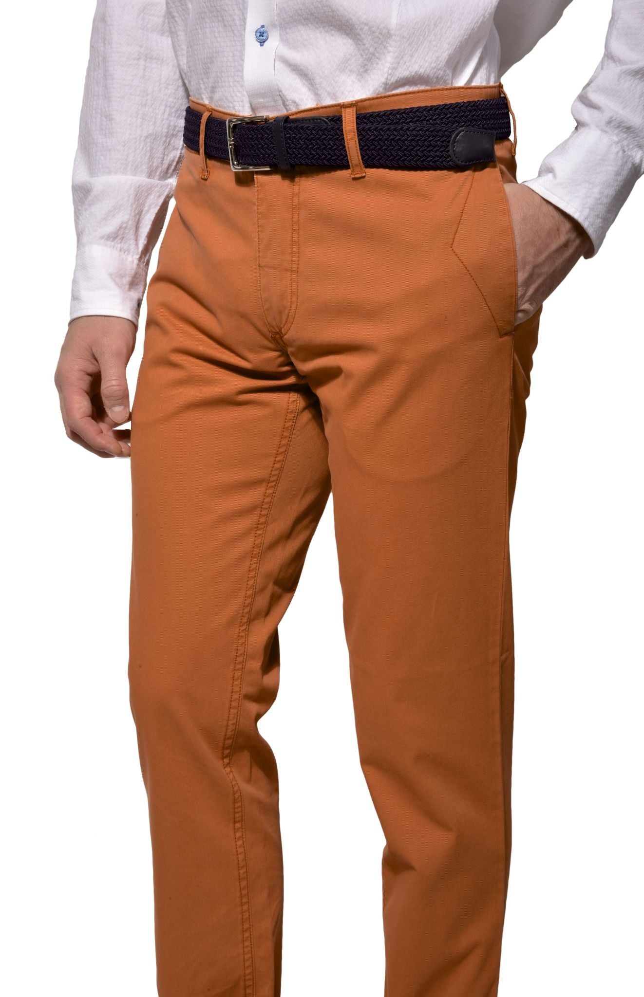 Orange chinos