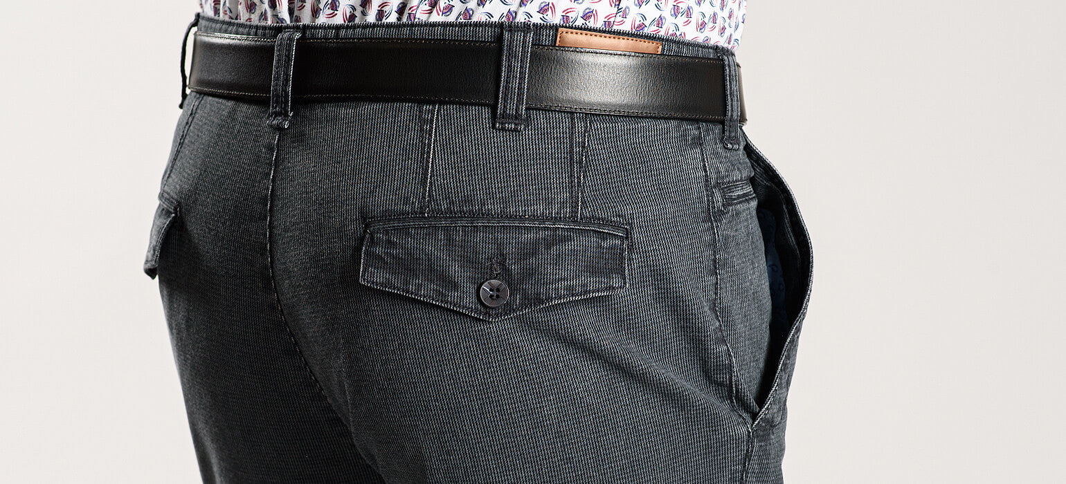 Grey cotton trousers