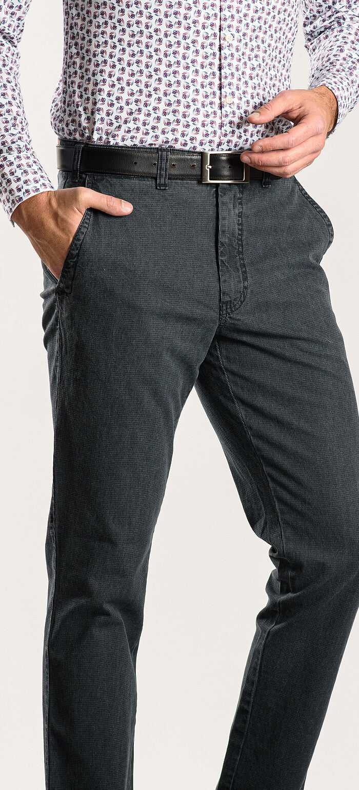 Grey cotton trousers