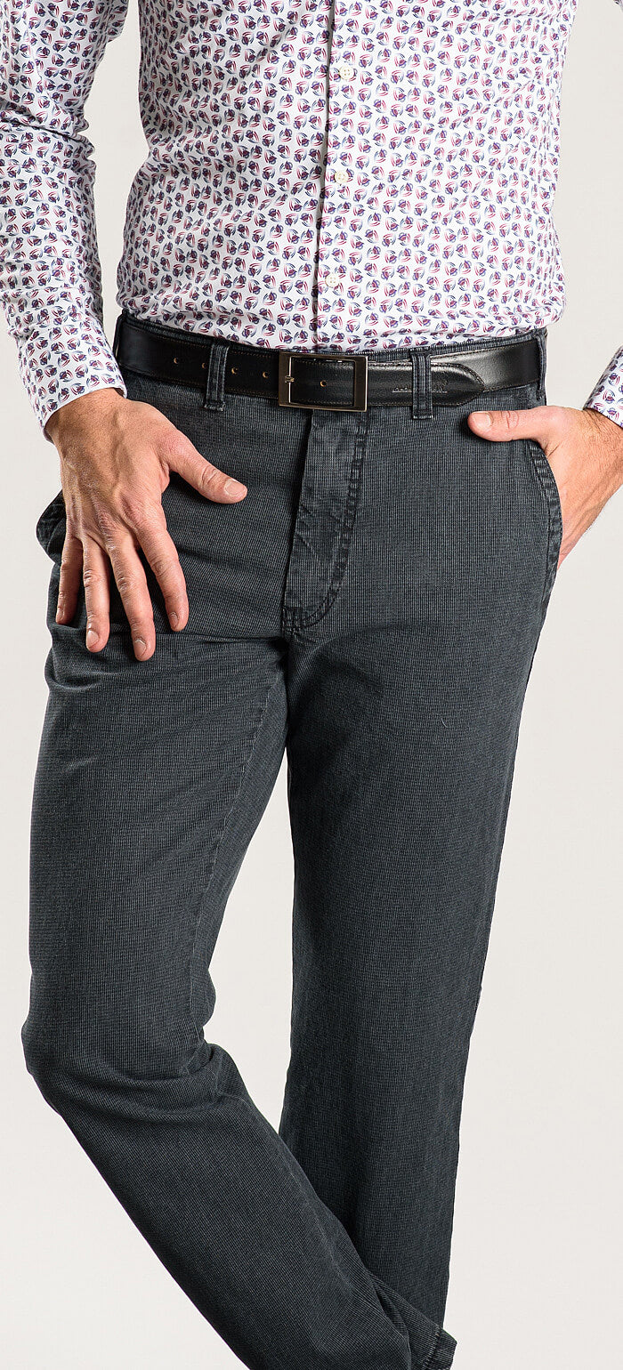 Grey cotton trousers