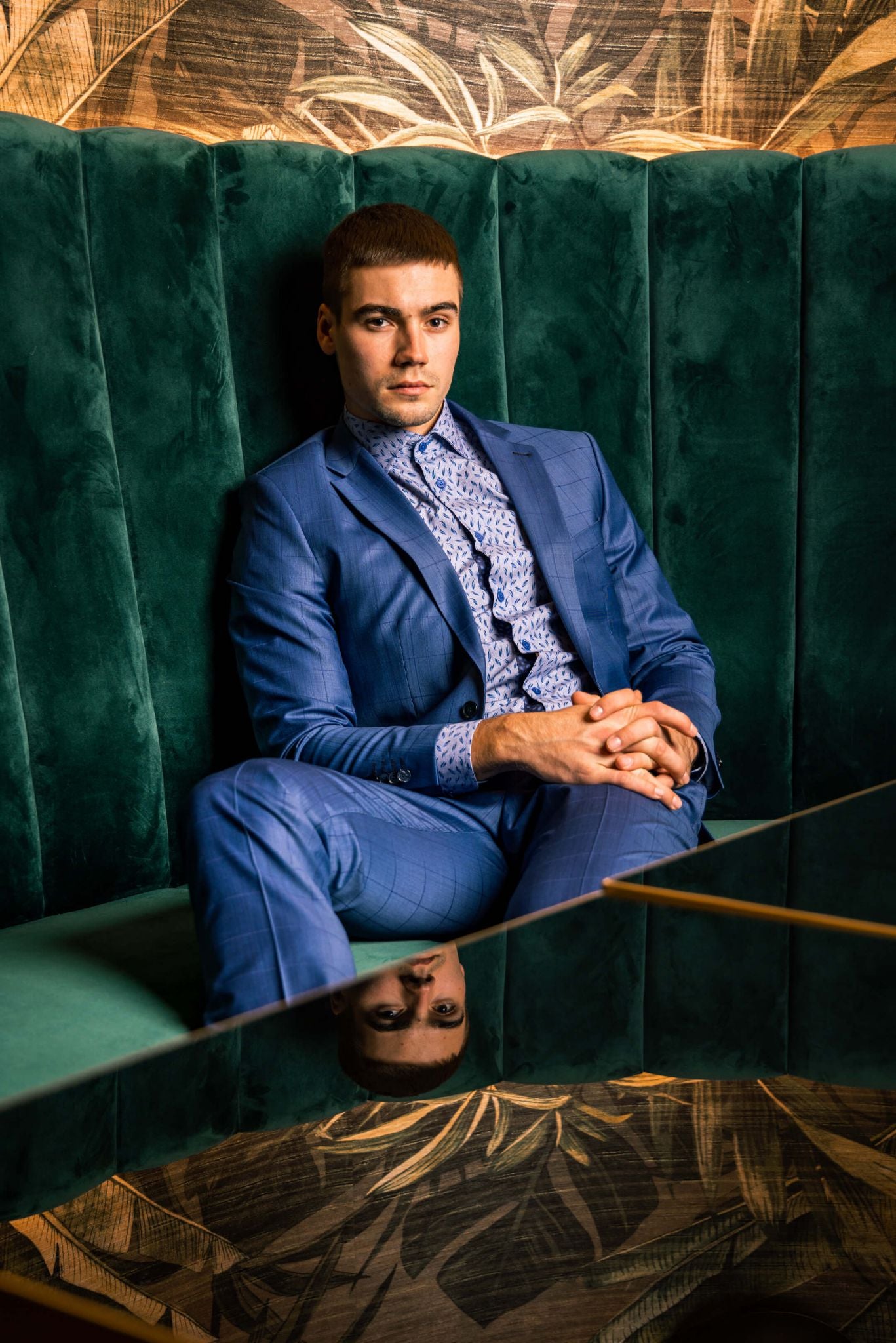 Grey-blue Extra Slim Fit shirt