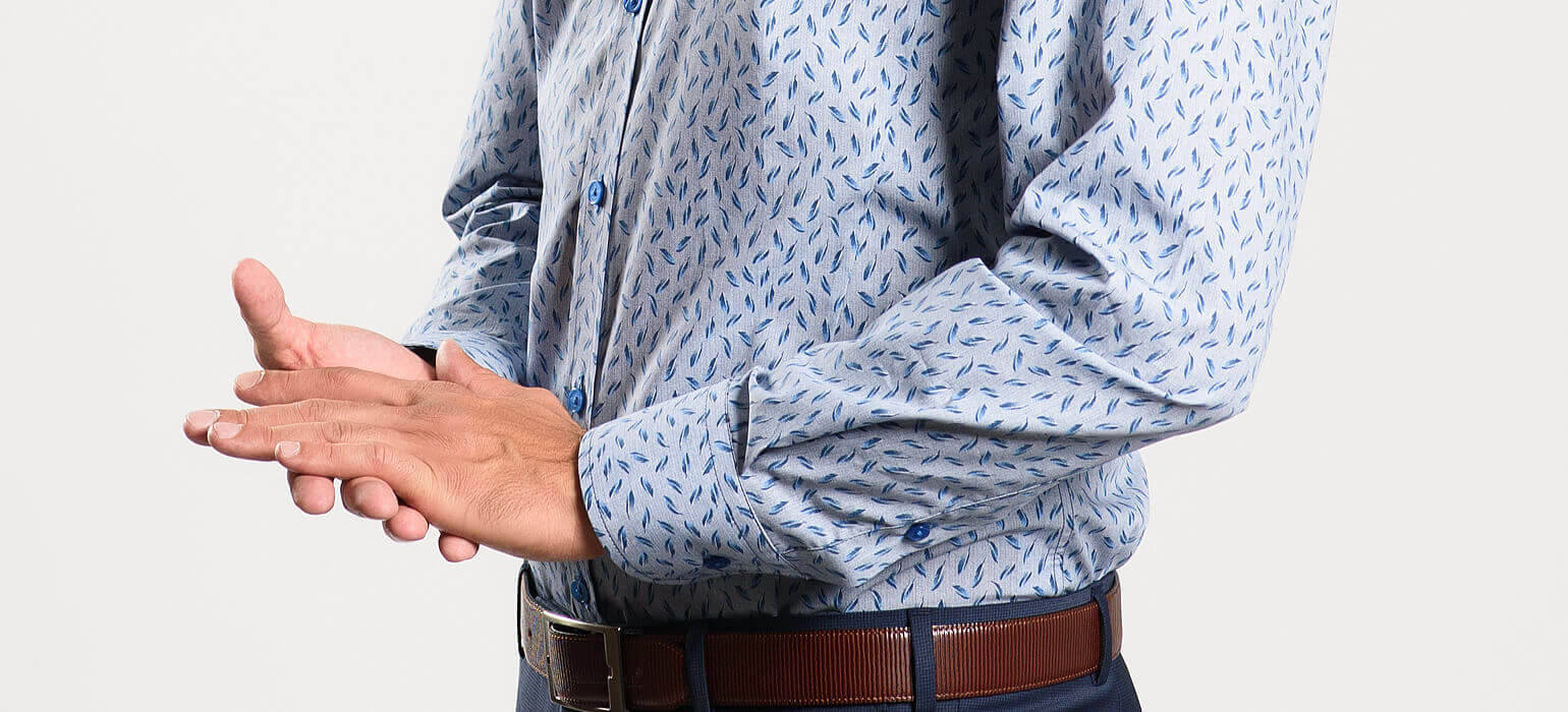 Grey-blue Extra Slim Fit shirt