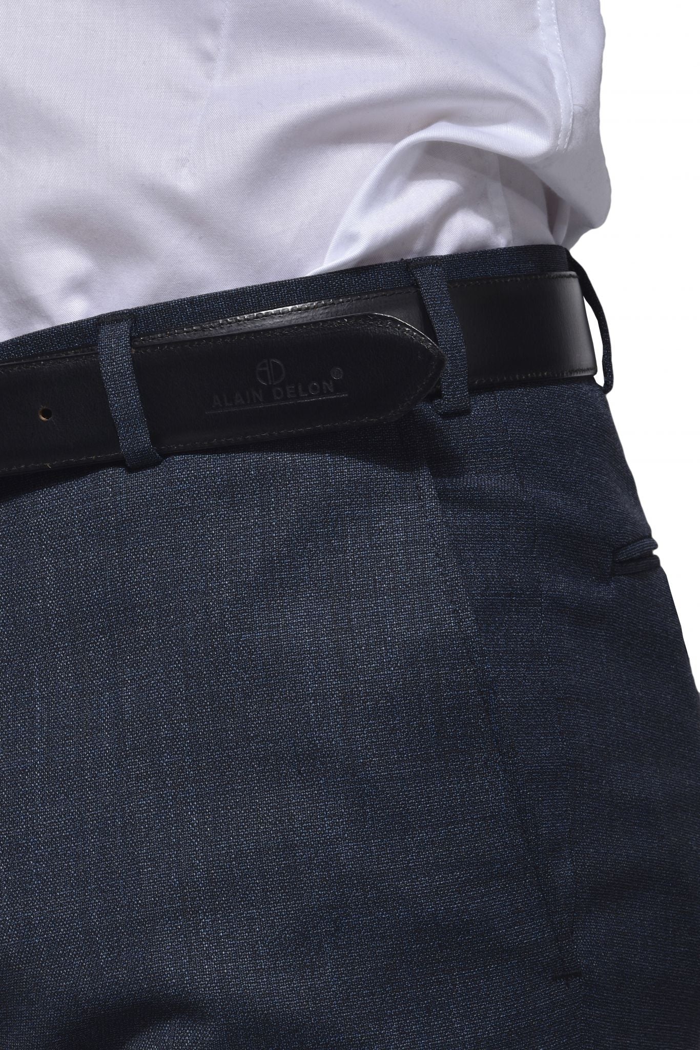 Grey-blue suit trousers