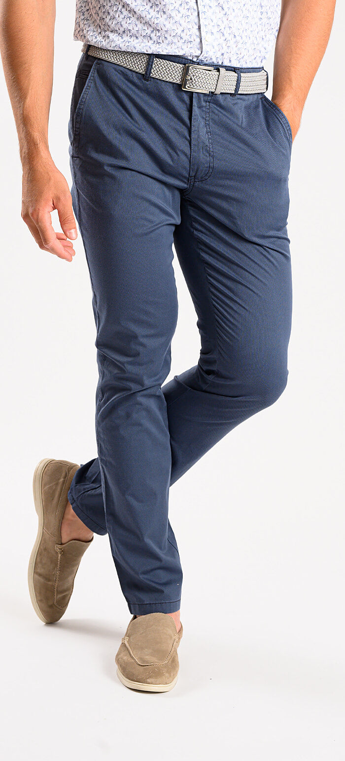 Grey-blue leisure trousers