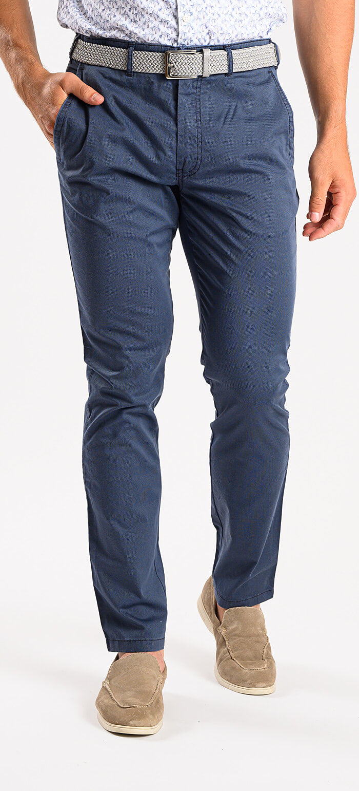 Grey-blue leisure trousers