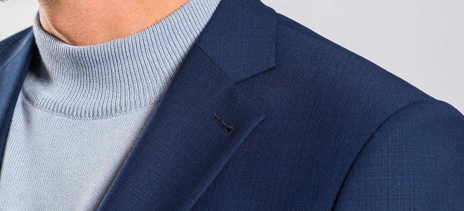 Grey-blue Slim Fit Suit