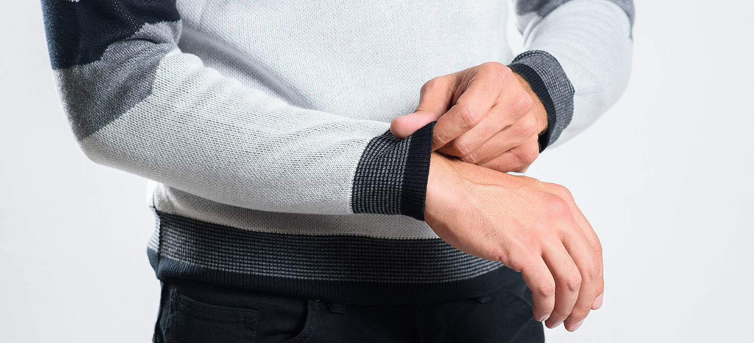 Grey cotton pullover