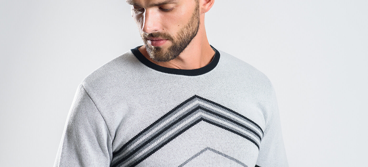 Grey cotton pullover