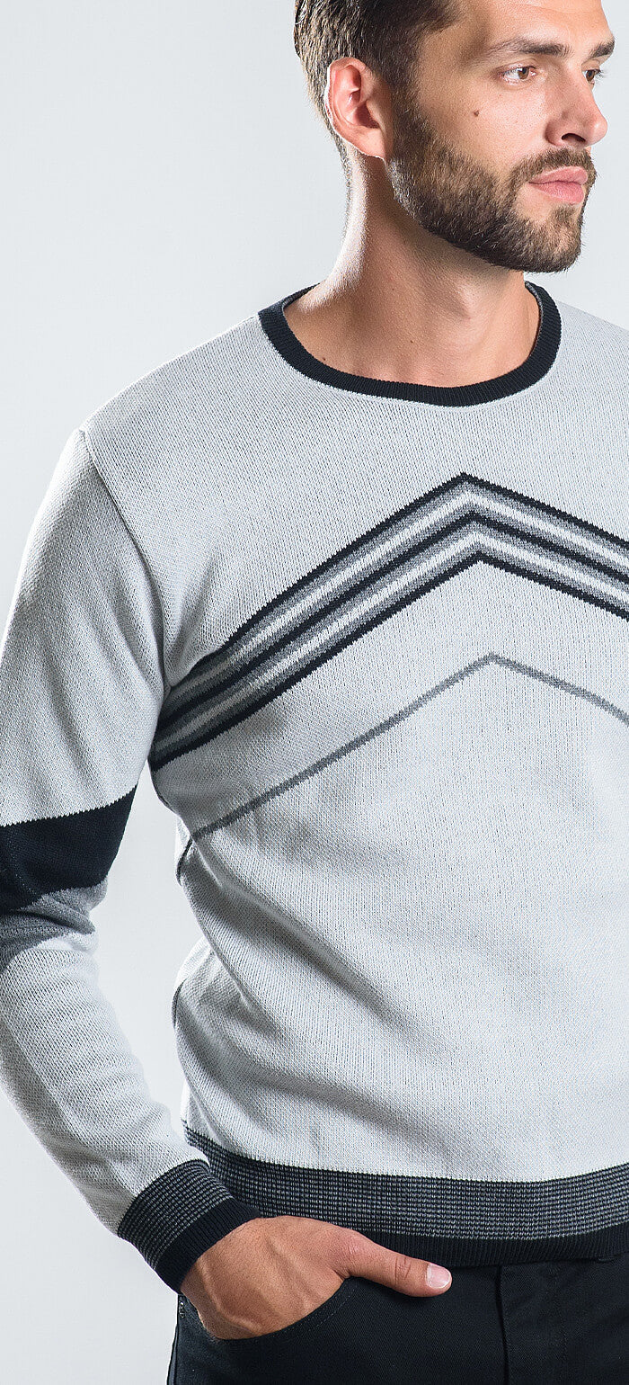 Grey cotton pullover