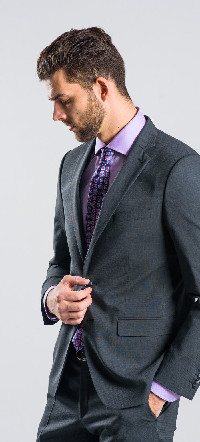 Grey Slim Fit Suit