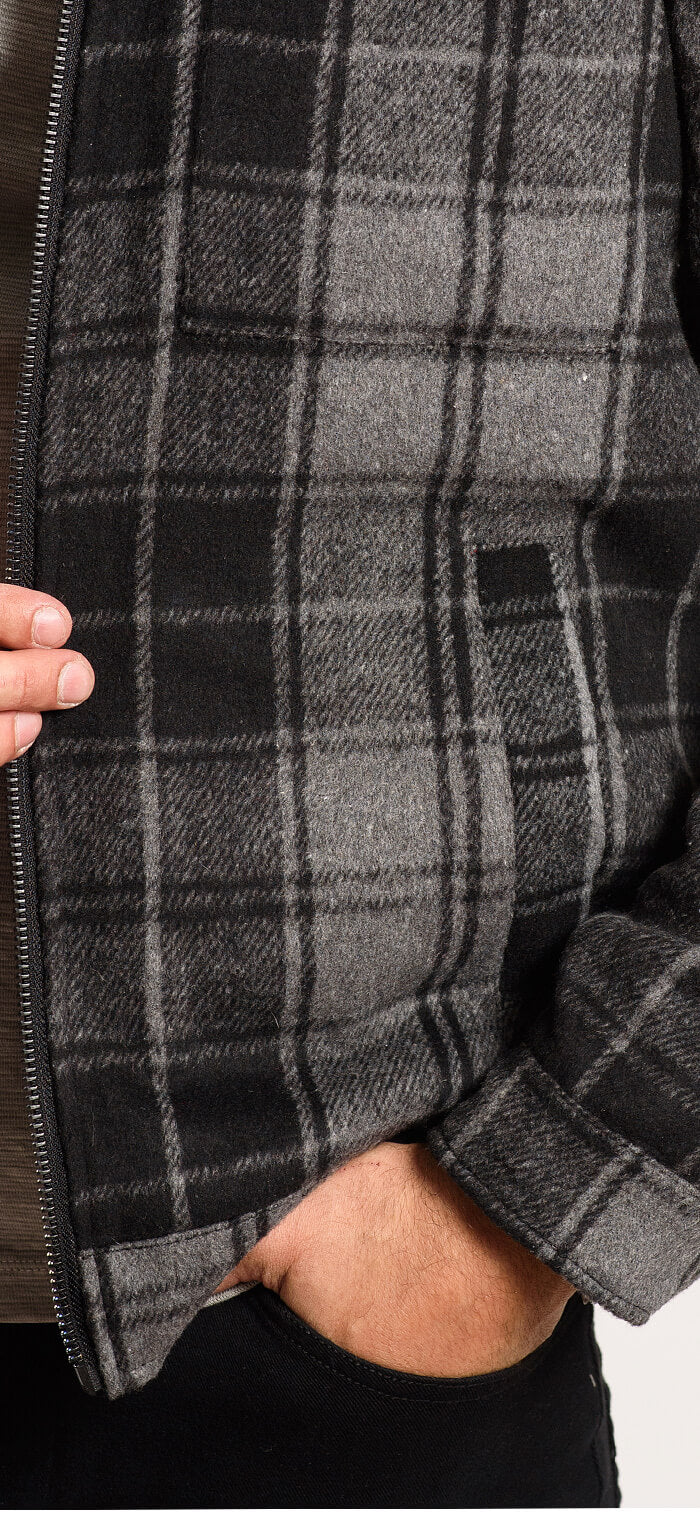 Grey flannel jacket