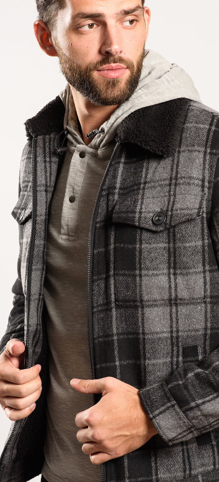 Grey flannel jacket