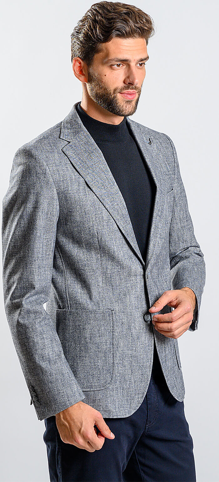 Grey cotton jacket